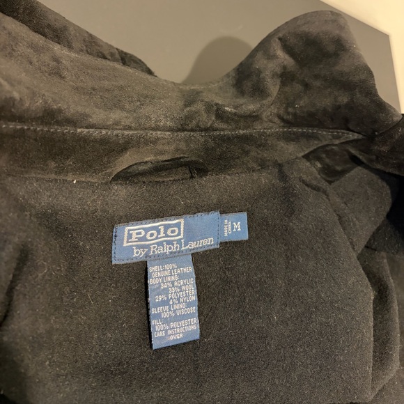 Ralph Lauren 100% Genuine Leather Suede Jacket - Picture 6 of 10